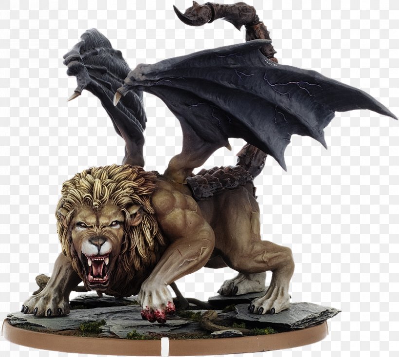 Miniature Figure Manticore Dungeons & Dragons Chainmail, PNG, 839x750px, Miniature Figure, Action Toy Figures, Chainmail, Cmon Limited, Dragon Download Free