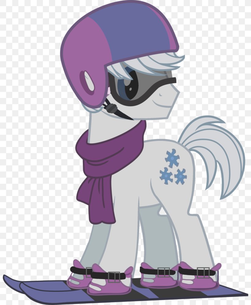 My Little Pony Skiing Horse Snowboarding, PNG, 802x996px, Watercolor, Cartoon, Flower, Frame, Heart Download Free