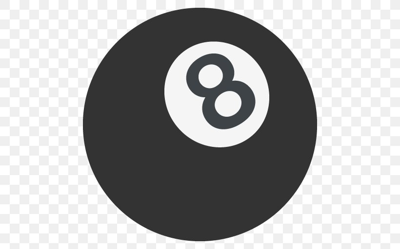 8 Ball Pool Magic 8-Ball Eight-ball Billiards Emoji, PNG, 512x512px, 8 Ball Pool, Ball, Billiard Ball, Billiard Balls, Billiards Download Free