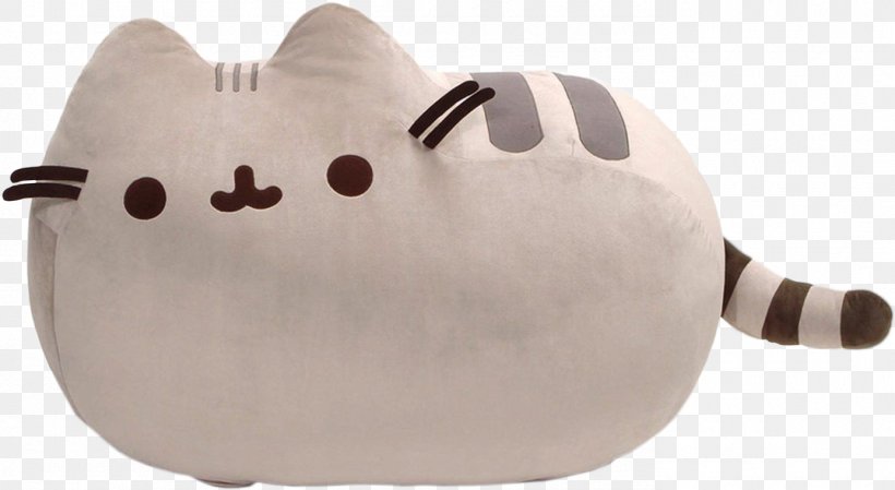 Pusheen Stuffed Animals & Cuddly Toys Gund Plush Amazon.com, PNG, 1385x759px, Watercolor, Cartoon, Flower, Frame, Heart Download Free