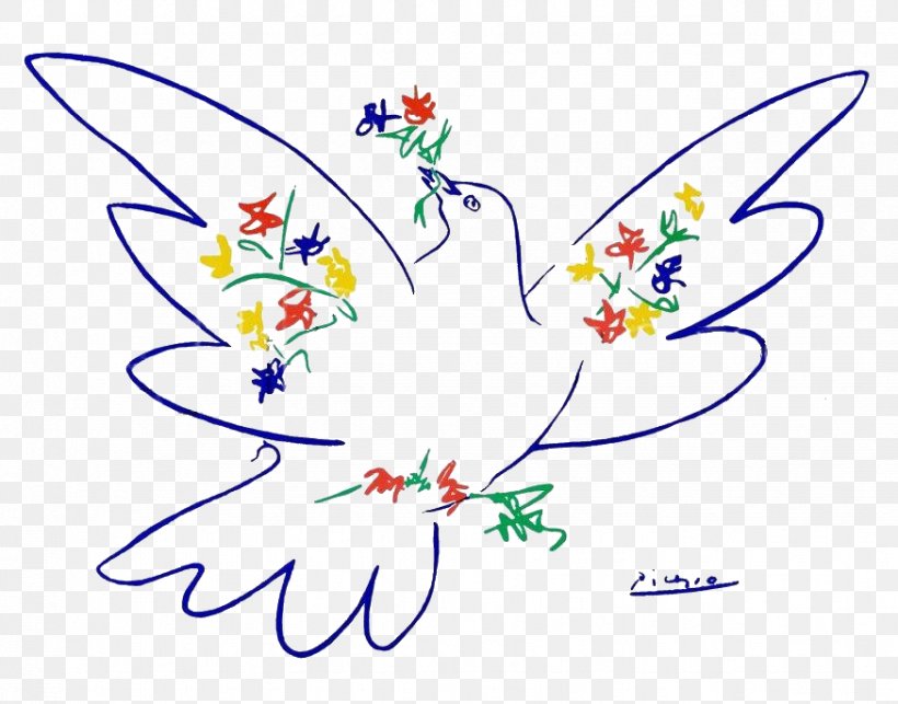 Doves As Symbols Poster Art Painting Dove Of Peace Blue, PNG, 874x686px, Doves As Symbols, Allposterscom, Art, Artcom, Artist Download Free