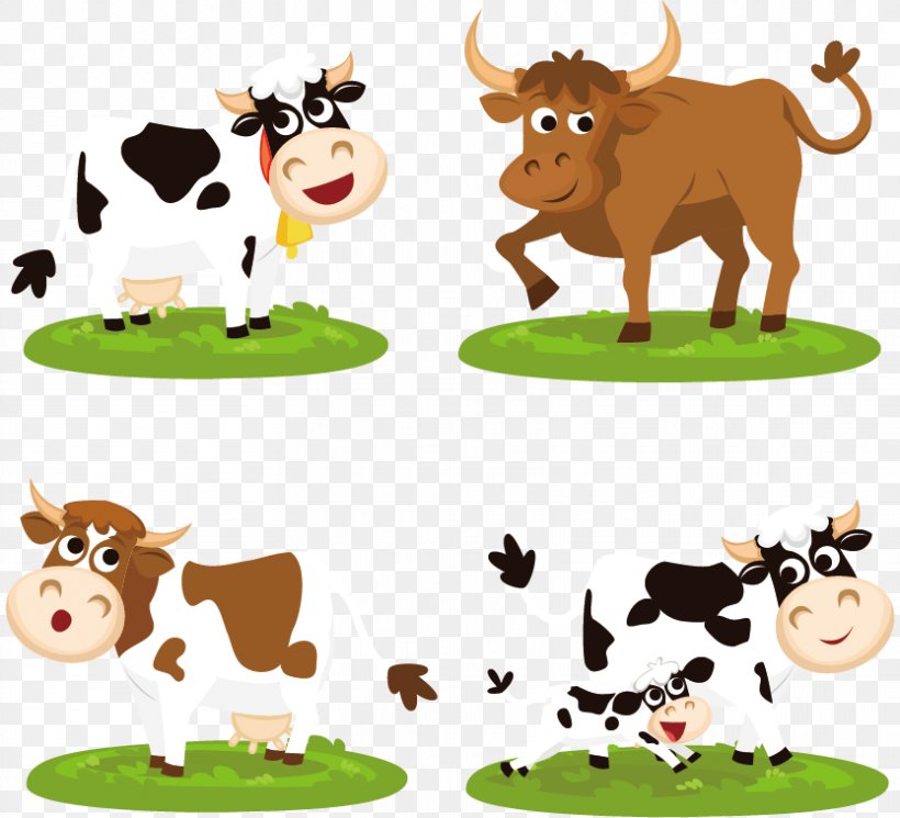 Beef Cattle Cartoon Clip Art, PNG, 833x757px, Guernsey Cattle, Beef Cattle, Cartoon, Cattle, Cattle Like Mammal Download Free