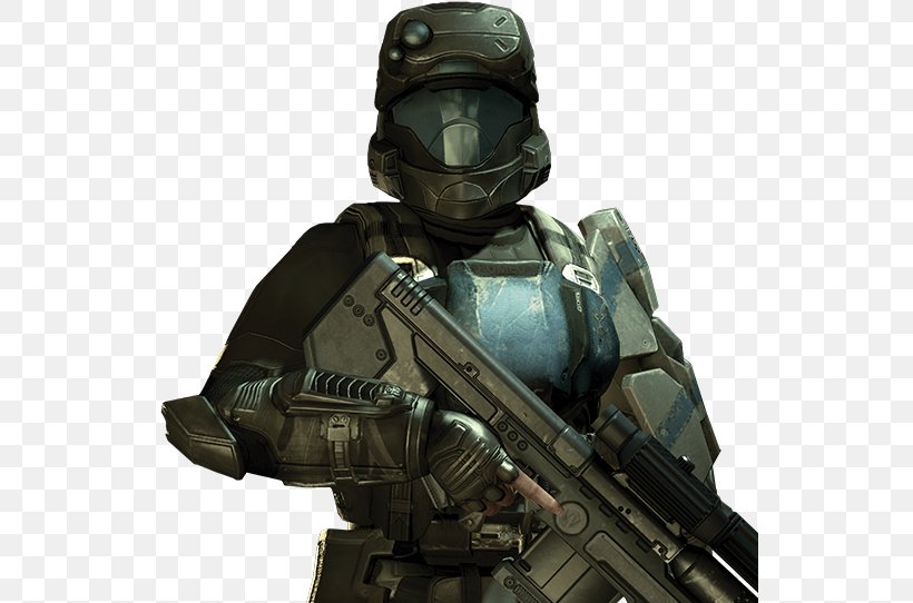 Halo 3: ODST Halo: Reach Halo: The Master Chief Collection, PNG, 542x542px, Halo 3 Odst, Air Gun, Bungie, Gun, Halo Download Free