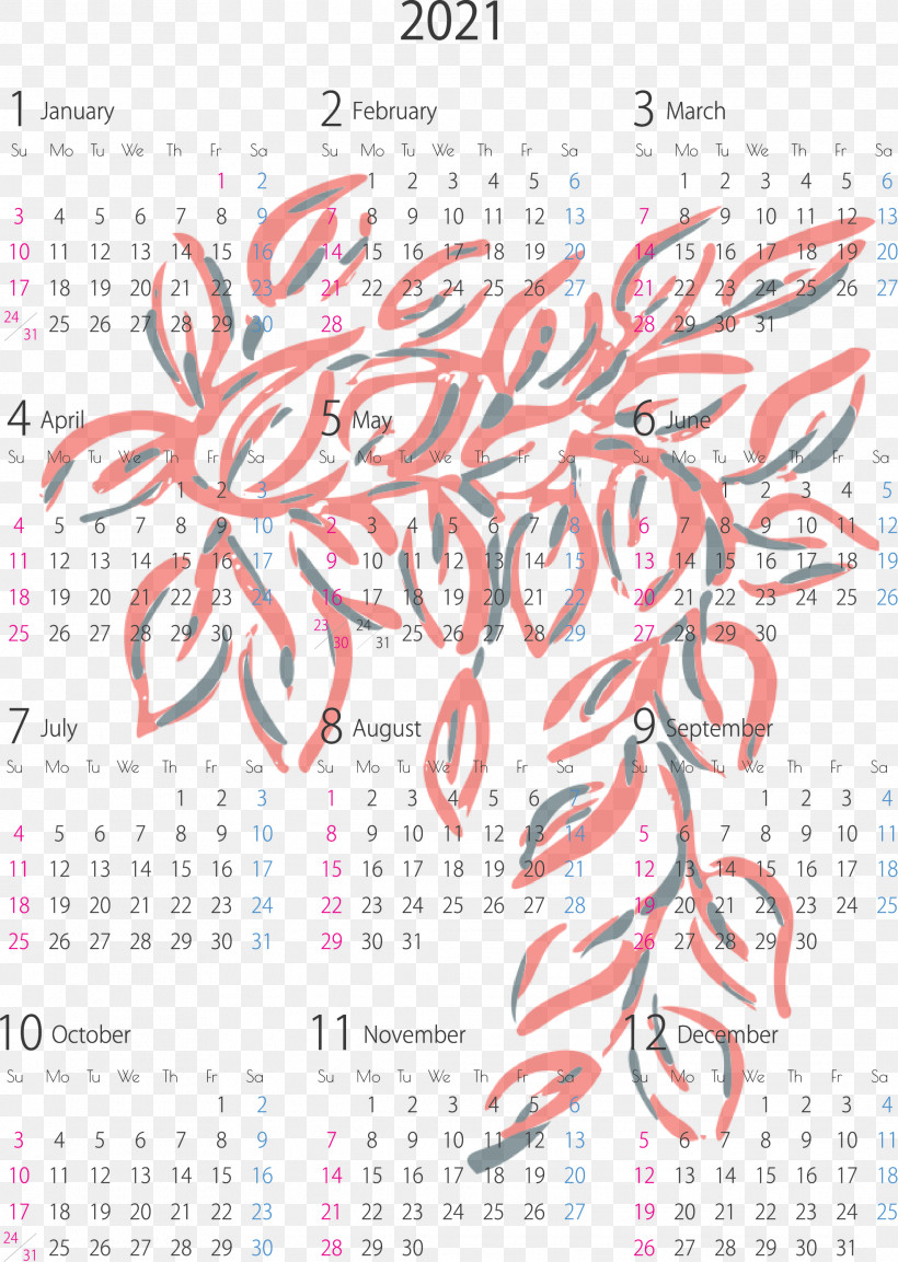 2021 Yearly Calendar, PNG, 2133x3000px, 2021 Yearly Calendar, 123456789101112, Calendar System, Calligraphy, Elimina Olores Gatos Beox 500ml Download Free