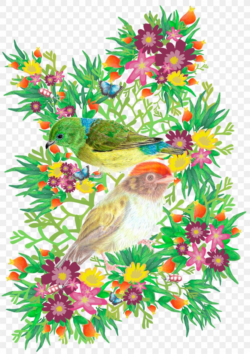 Atlantic Forest Serra Do Mar Floral Design Illustration Drawing, PNG, 1920x2716px, Atlantic Forest, Aquarium Decor, Art, Beak, Behance Download Free