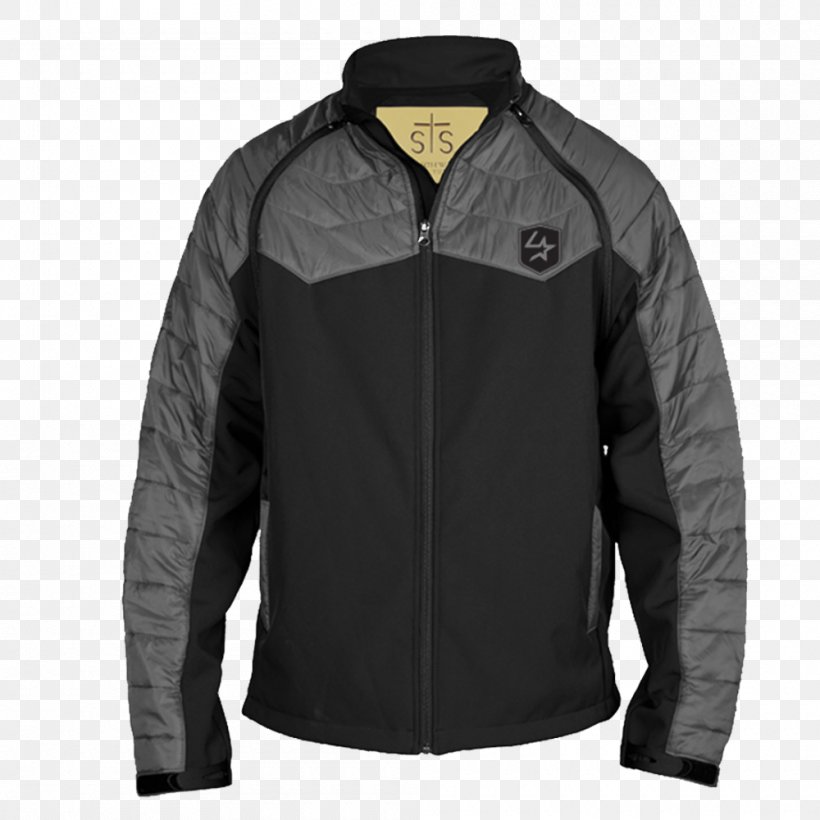 Leather Jacket Gilets Hood Coat, PNG, 1000x1000px, Jacket, Black, Clothing, Coat, Daunenjacke Download Free