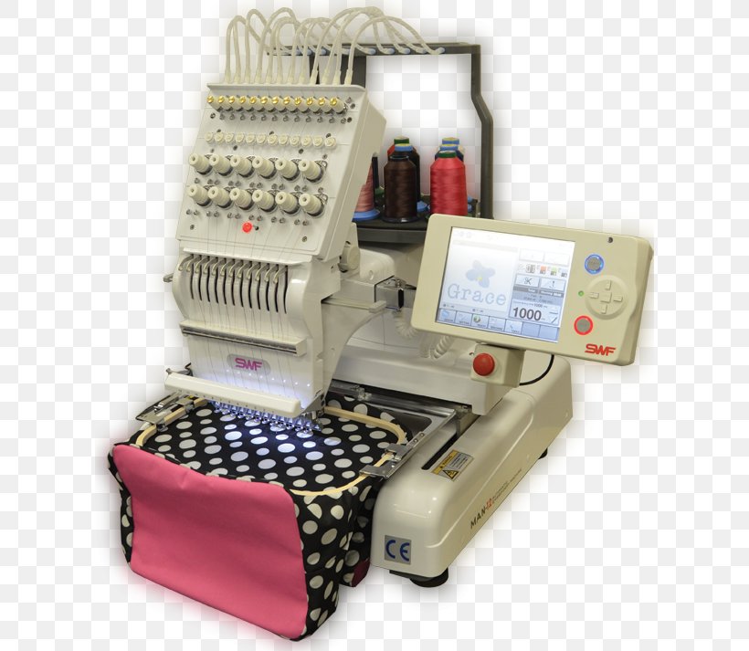 Machine Embroidery Machine Embroidery Hand-Sewing Needles Sewing Machines, PNG, 612x713px, Machine, Clothing, Embroiderer, Embroidery, Handsewing Needles Download Free