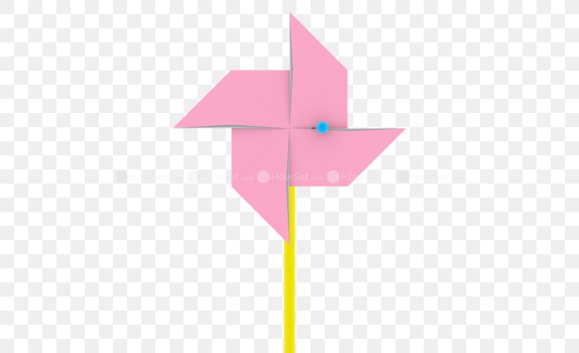 Origami Paper Paper Windmill, PNG, 500x500px, Origami, Craft, Material, Origami Paper, Paper Download Free