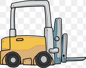 Compact Car Transport Car Car Door Forklift PNG