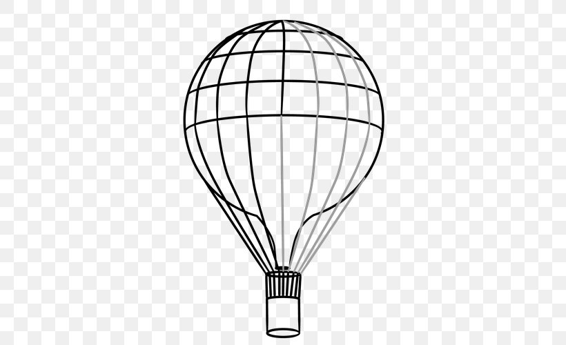 Hot Air Balloon Line Art Drawing Pencil, PNG, 500x500px, Hot Air Balloon, Air Transportation, Airplane, Ball, Balloon Download Free