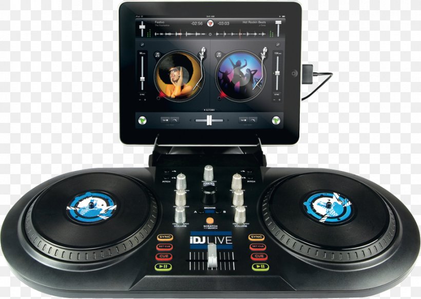 IPod Touch Numark IDJ Live DJ Controller Disc Jockey Djay, PNG, 917x654px, Watercolor, Cartoon, Flower, Frame, Heart Download Free