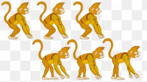 Creative Movement - Monkey Cat Tail Lion Betty Boop PNG