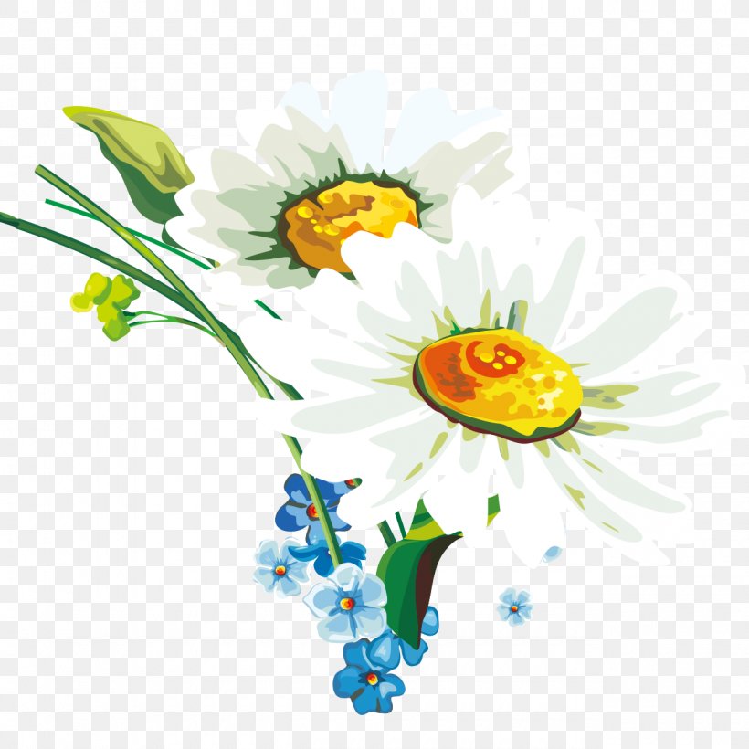 Desktop Wallpaper Drawing Floral Design Illustration, PNG, 1280x1280px, Drawing, Art, Cut Flowers, Daisy, Flora Download Free