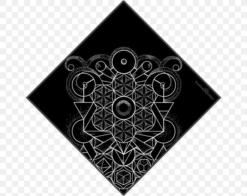 Sacred Geometry Circle Symbol Art, PNG, 650x650px, Sacred Geometry, Art, Black, Black And White, Cuboctahedron Download Free
