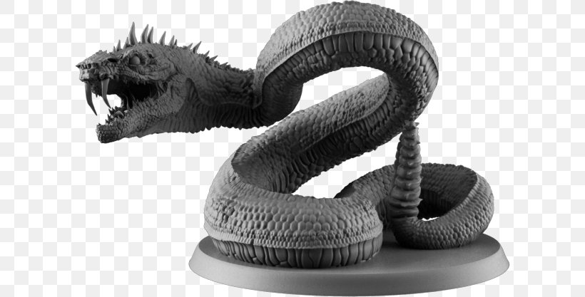 Serpent Snake Basilisk Monster Game, PNG, 610x417px, Serpent, Automotive Tire, Basilisk, Black And White, Board Game Download Free