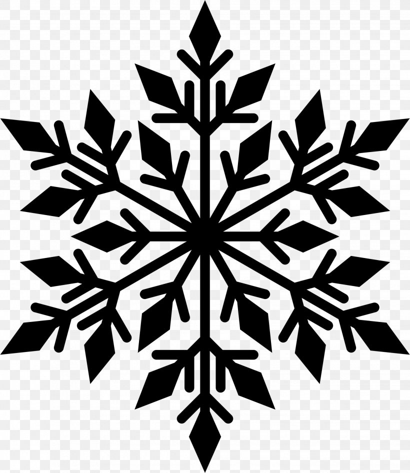 Snowflake Silhouette Clip Art, PNG, 2038x2352px, Snowflake