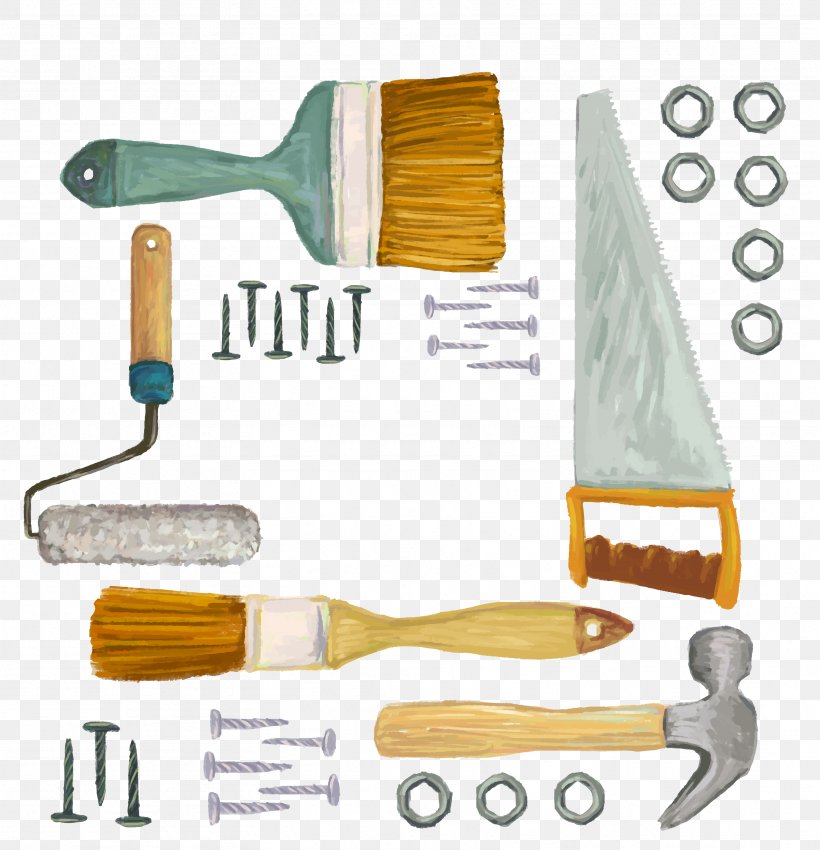 Tool Carpenter Painting Euclidean Vector Sandpaper, PNG, 3331x3456px, Painting, Art, Carpenter, Household Cleaning Supply, Material Download Free
