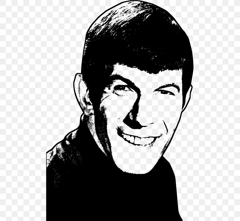 Black And White Spock Actor, PNG, 505x754px, Watercolor, Cartoon, Flower, Frame, Heart Download Free