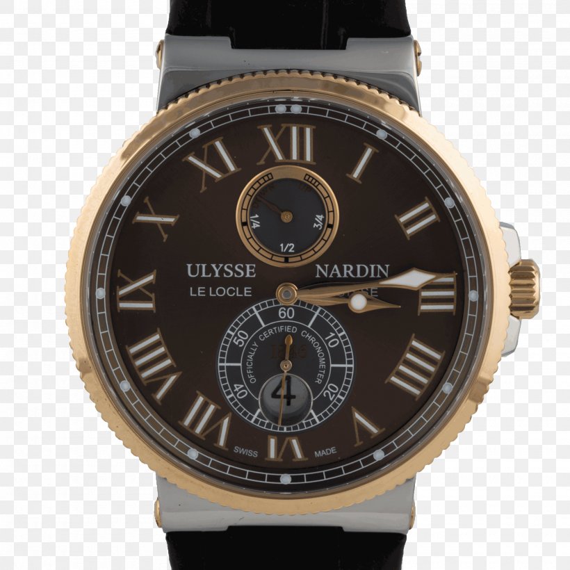 Watch Strap Marine Chronometer Ulysse Nardin, PNG, 2000x2000px, Watch, Brand, Brown, Chronometer Watch, Clothing Accessories Download Free