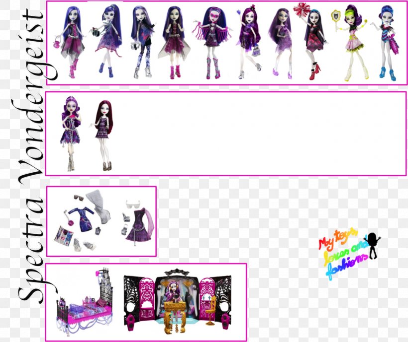 Monster High: Ghoul Spirit Fashion Doll Monster High Spectra Vondergeist Daughter Of A Ghost, PNG, 1280x1076px, Monster High Ghoul Spirit, Barbie, Brand, Doll, Ever After High Download Free
