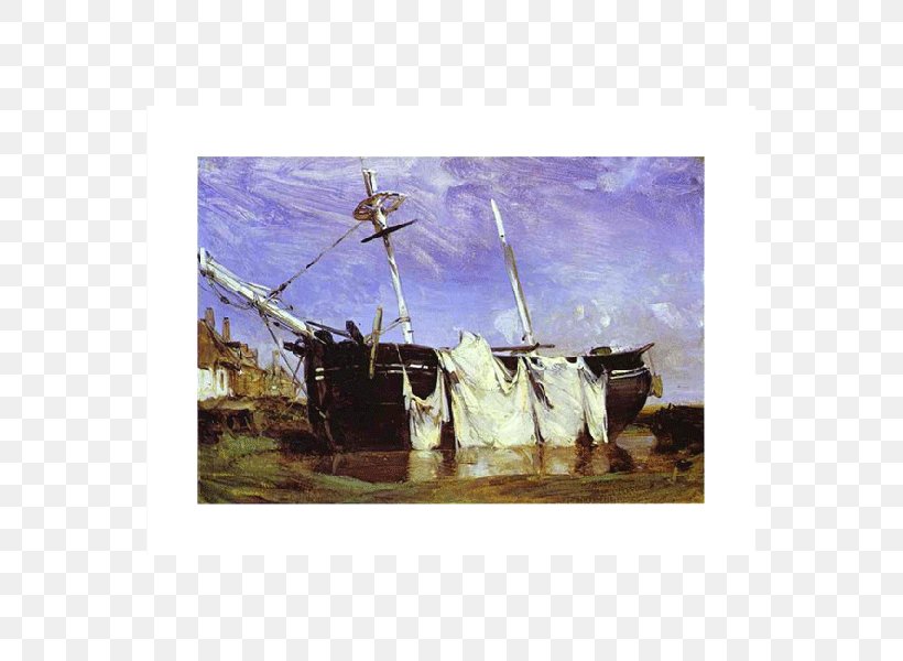 A Boat Beached In A Port At Low Tide Painting Book Richard Parkes Bonington, PNG, 600x600px, Painting, Book Download Free