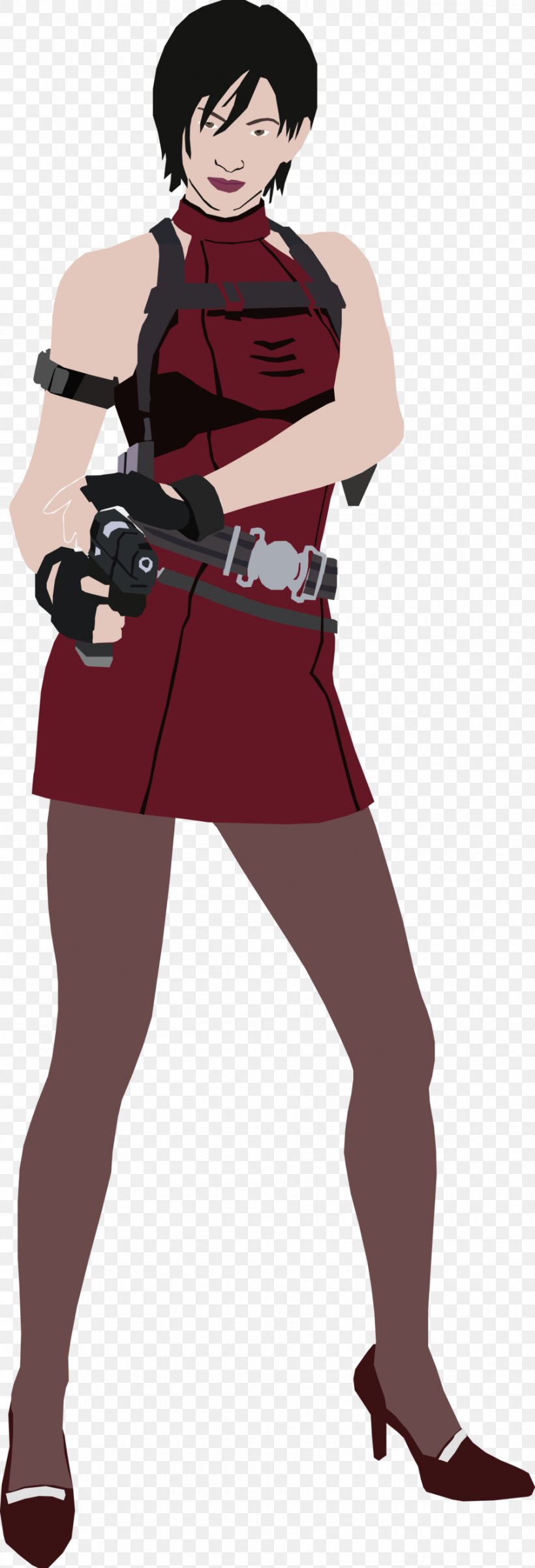 Resident Evil 4 Resident Evil 6 Resident Evil 2 Resident Evil: The Umbrella Chronicles Ada Wong, PNG, 900x2639px, Watercolor, Cartoon, Flower, Frame, Heart Download Free