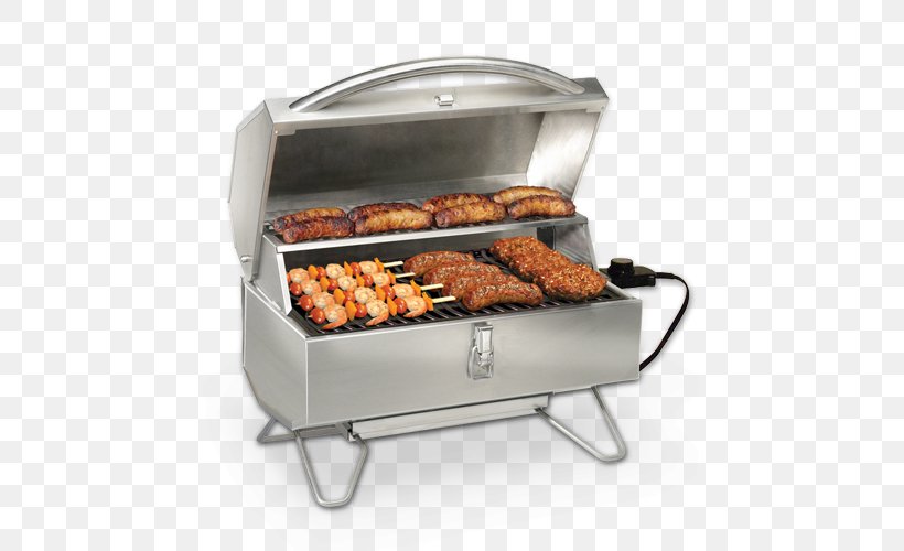 Barbecue Grilling Napoleon FreeStyle Gasgrill Napoleon TravelQ, PNG, 500x500px, Barbecue, Animal Source Foods, Barbecue Grill, Chicken As Food, Contact Grill Download Free
