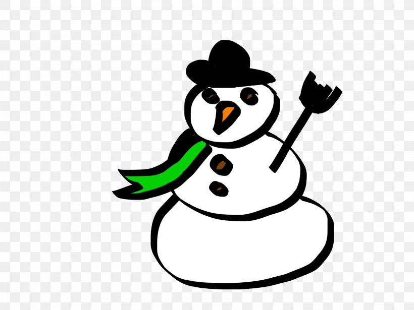 Cartoon Snowman, PNG, 2048x1536px, Cartoon, Animation, Artwork, Beak, Bird Download Free