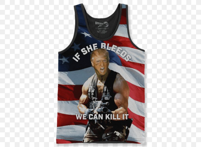 T-shirt United States Sleeveless Shirt Outerwear, PNG, 600x600px, Tshirt, Bill Clinton, Brand, Celebrity, Donald Trump Download Free