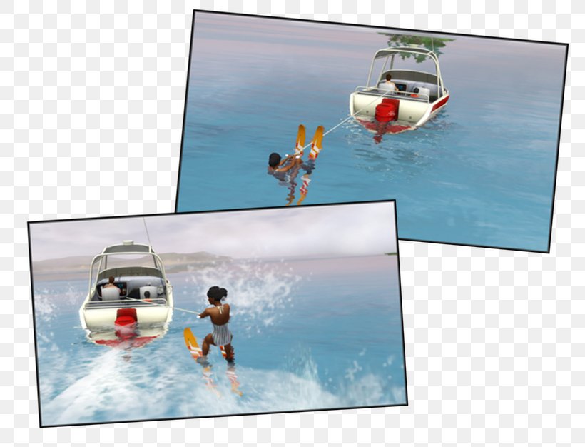Water Skiing The Sims 3: Island Paradise Water Balloon Leisure, PNG, 800x626px, Water Skiing, Boat, Family, Leisure, Personal Water Craft Download Free
