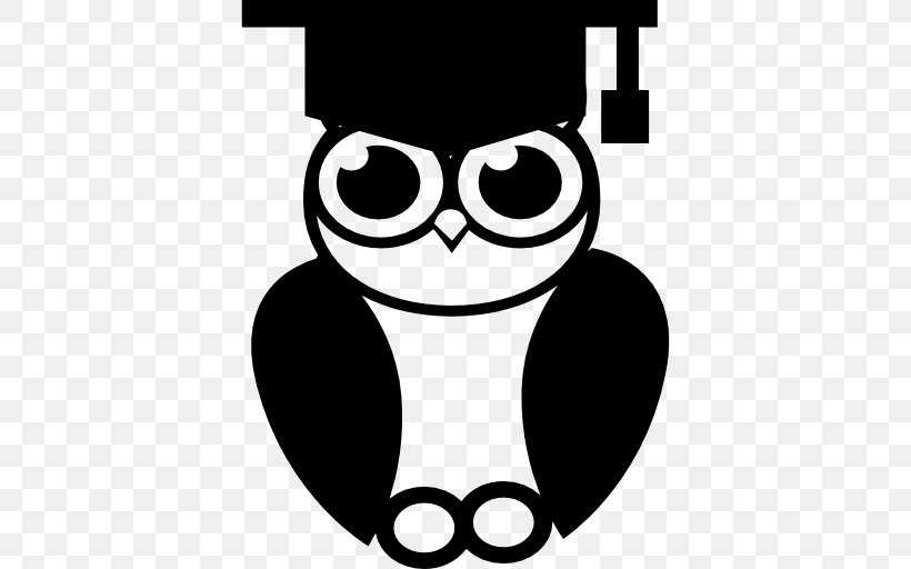 Owl Silhouette Clip Art, PNG, 512x512px, Owl, Bird, Black And White, Drawing, Eyewear Download Free