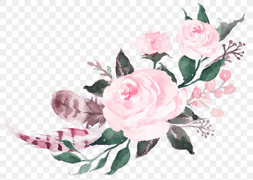 Watercolour Flowers Watercolor Painting Pink Flowers Rose, PNG, 1438x1024px, Watercolour Flowers, Art, Artificial Flower, Color, Cut Flowers Download Free