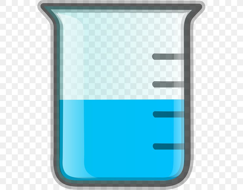 Beaker Laboratory Flasks Clip Art, PNG, 567x640px, Beaker, Aqua, Blue, Chemistry, Erlenmeyer Flask Download Free