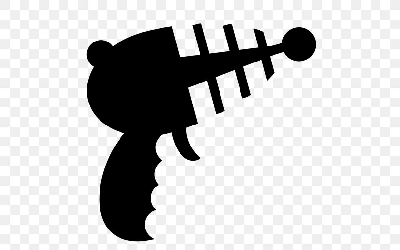 Raygun Firearm Horrors: The Scary Story RPG Clip Art, PNG, 512x512px, Raygun, Black And White, Finger, Firearm, Game Download Free
