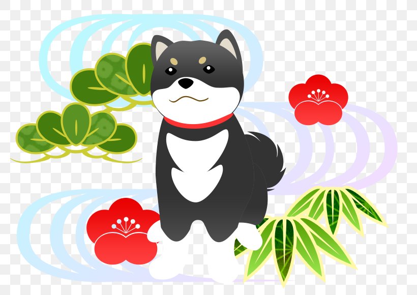 New Year Card Shiba Inu あけおめ Dog, PNG, 800x580px, New Year Card, Art, Bear, Carnivoran, Cartoon Download Free