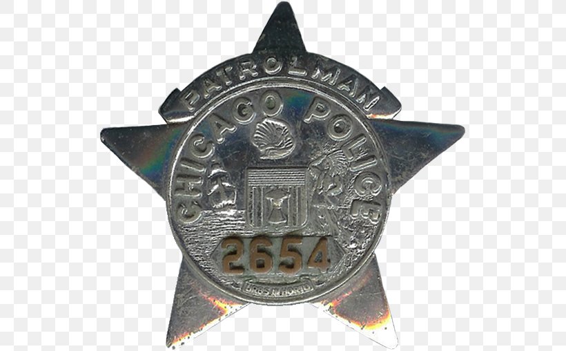 Badge Chicago Police Dept Chicago Police Department Police Officer, PNG, 529x508px, Badge, Arrest, Chicago, Chicago Police Department, Crime Download Free