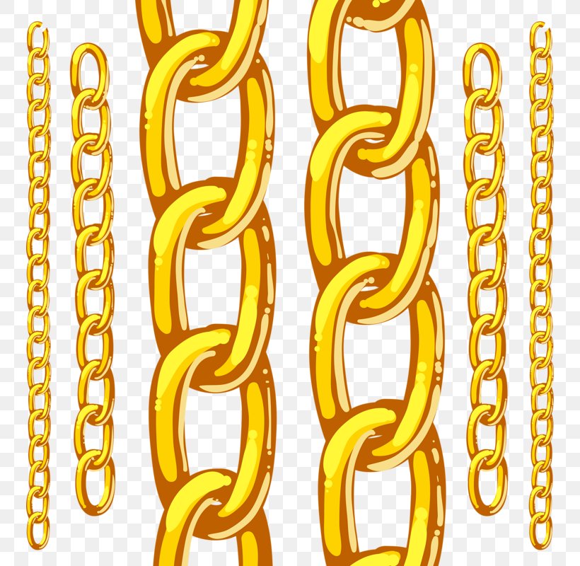 Chain Adobe Illustrator Gold, PNG, 746x800px, Chain, Body Jewelry, Brass, Gold, Material Download Free