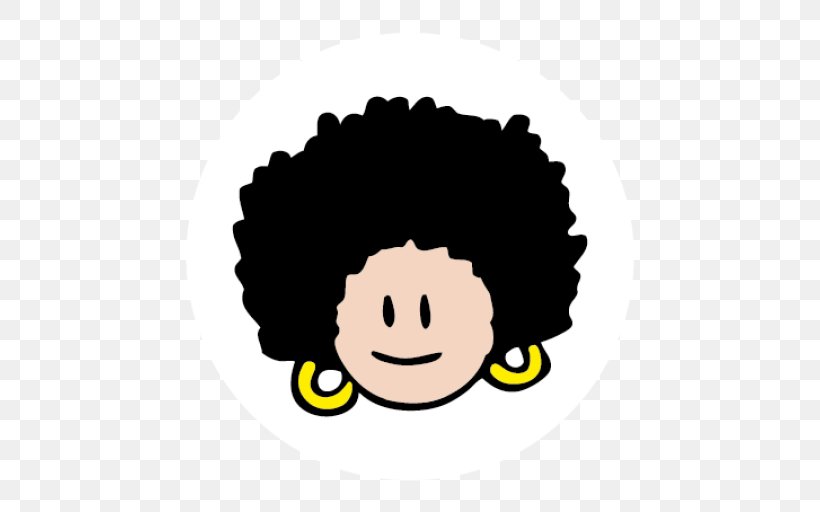 Smiley Facebook Clip Art Text Messaging Black M, PNG, 512x512px, Smiley, Afro, Black, Black Hair, Black M Download Free