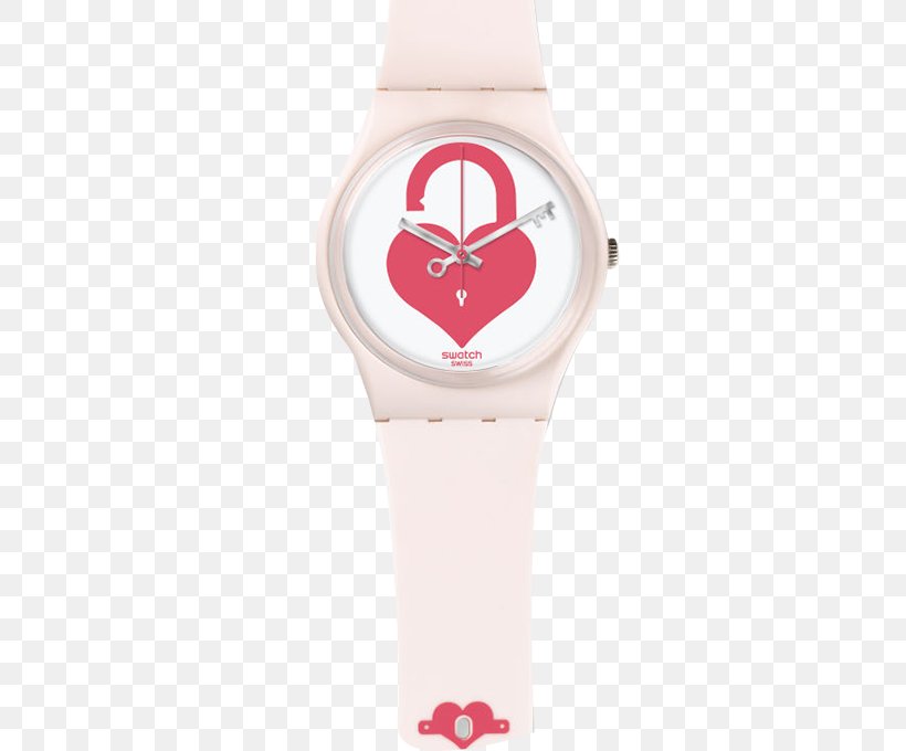 The Swatch Group Valentine's Day Pink, PNG, 680x680px, Watch, Fashion Accessory, Gift, Heart, Pink Download Free