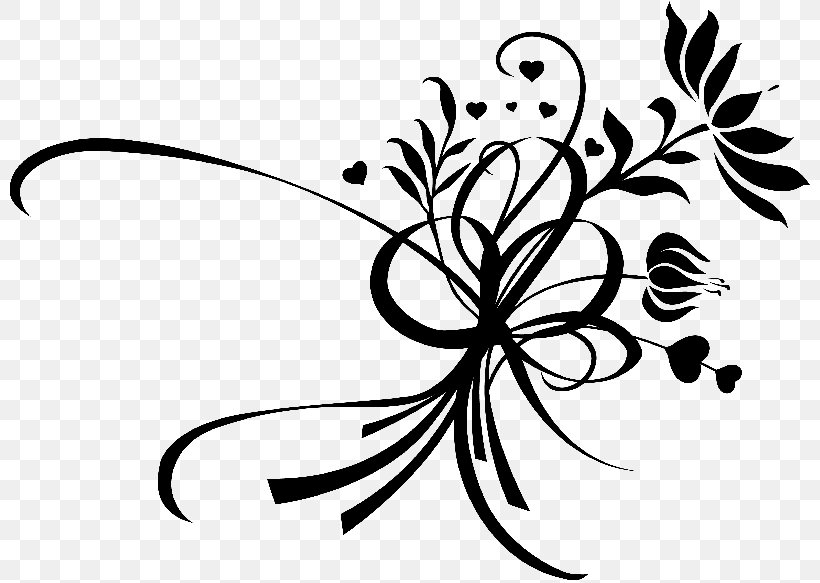 Brush-footed Butterflies Clip Art Leaf Floral Design, PNG, 800x583px, Brushfooted Butterflies, Art, Black, Black M, Blackandwhite Download Free