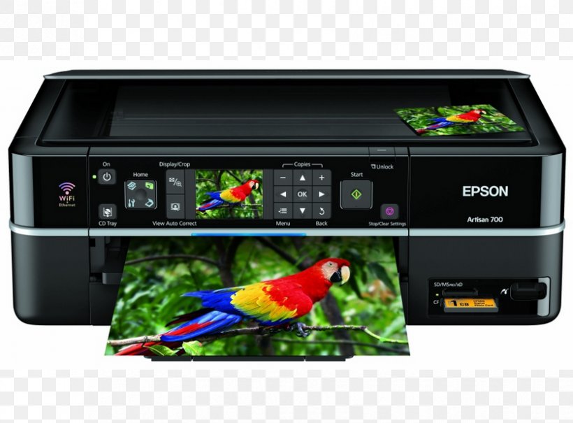 Printer Epson Artisan 700 Inkjet Printing Device Driver, PNG, 838x619px, Printer, Computer, Computer Software, Device Driver, Electronic Device Download Free
