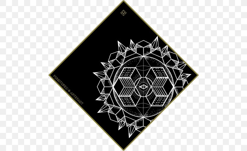 Sacred Geometry Mandala Overlapping Circles Grid, PNG, 500x500px, Sacred Geometry, Black And White, Flash, Geometry, Ink Download Free