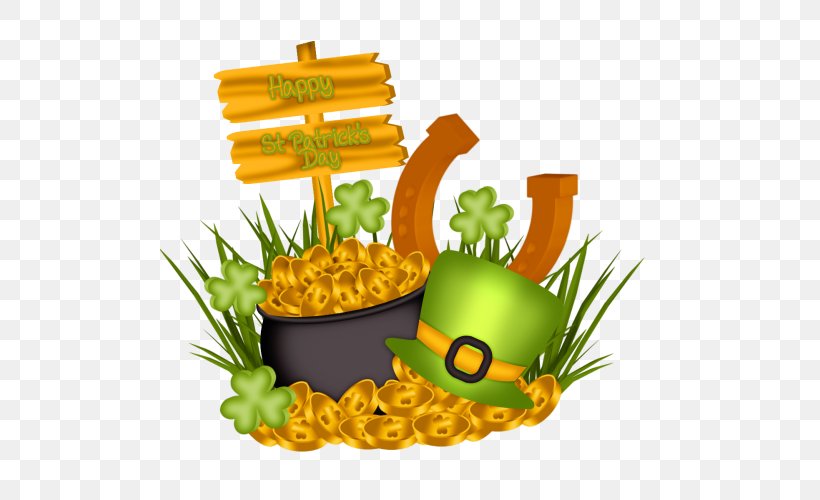 Saint Patrick's Day 17 March Ireland Missionary, PNG, 500x500px, 17 March, Calendar Of Saints, Culture, Flowerpot, Food Download Free