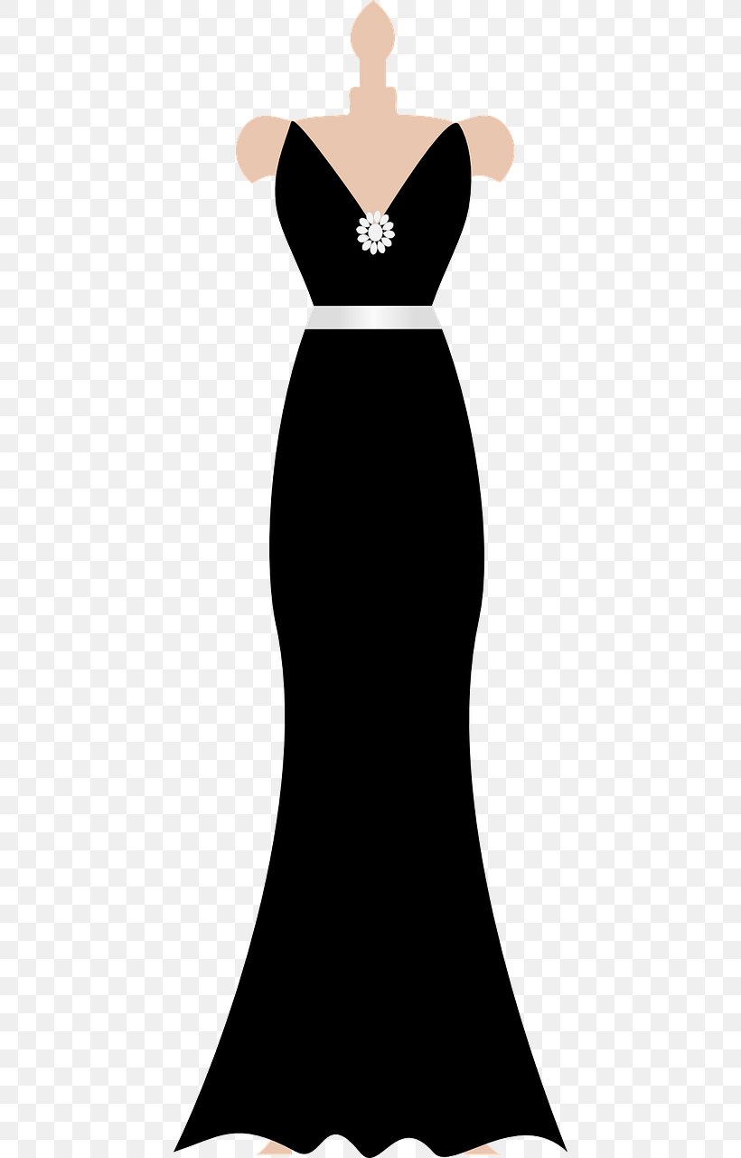 Dress Prom Formal Wear Gown Clip Art, PNG, 640x1280px, Watercolor, Cartoon, Flower, Frame, Heart Download Free