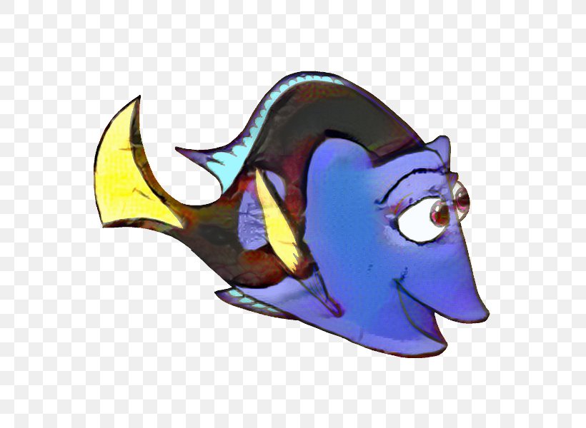 Fish Cartoon, PNG, 677x600px, Fish, Cartoon, Headgear, Purple Download Free