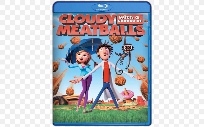 Flint Lockwood YouTube Cloudy With A Chance Of Meatballs DVD Film, PNG, 512x512px, Flint Lockwood, Bill Hader, Blue, Cartoon, Cinema Download Free