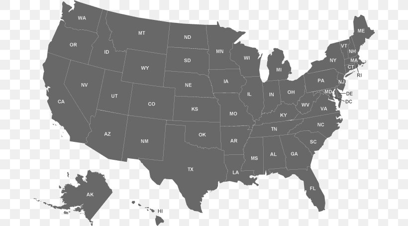 United States Of America Clip Art Vector Graphics U.S. State Illustration, PNG, 688x454px, United States Of America, Black, Black And White, Drawing, Istock Download Free