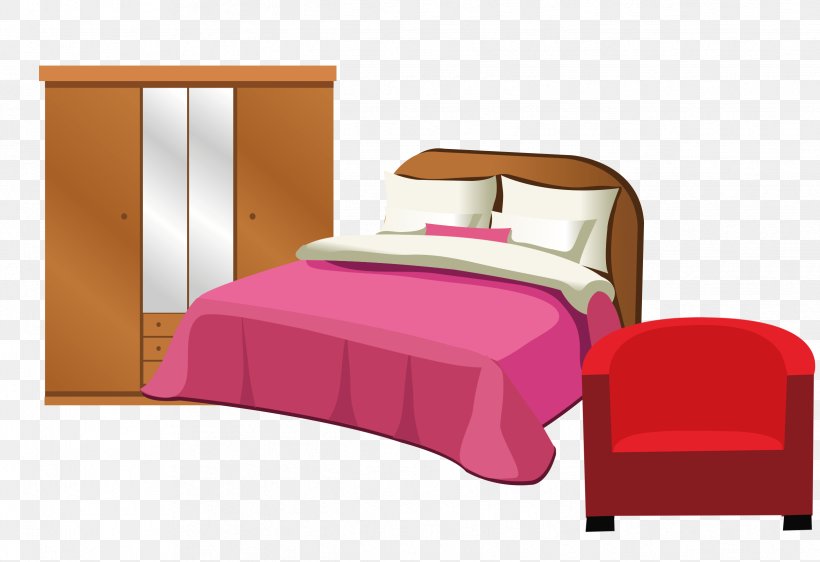 Bed Frame Bed Sheet Mattress Garderob, PNG, 2437x1671px, Bed Frame, Bed, Bed Sheet, Bedroom, Chair Download Free