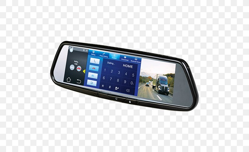 Car Mobile Phones Rear-view Mirror Smart Mirror Android, PNG, 500x500px, Car, Android, Dashcam, Electronics, Electronics Accessory Download Free