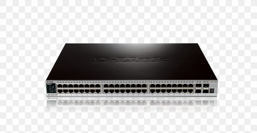 Router Ethernet Hub Power Over Ethernet Port, PNG, 1800x936px, 10 Gigabit Ethernet, Router, Computer Port, Dlink, Dlink Xstack Dgs342052t Download Free